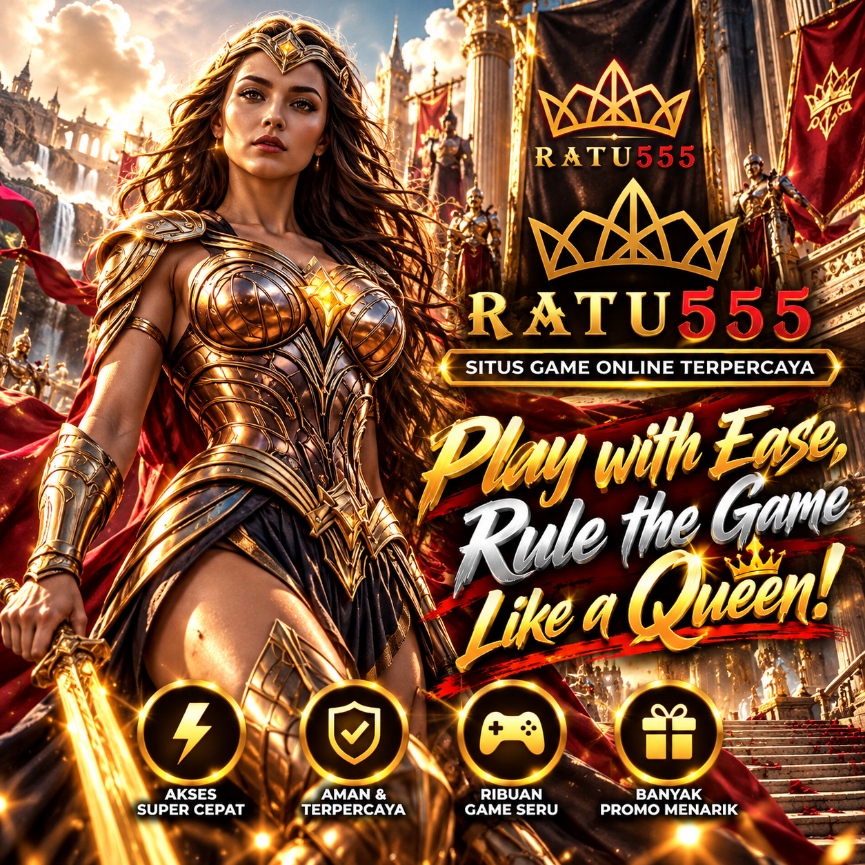 RATU555 >> Play with Ease, Rule the Game Like a Queen!